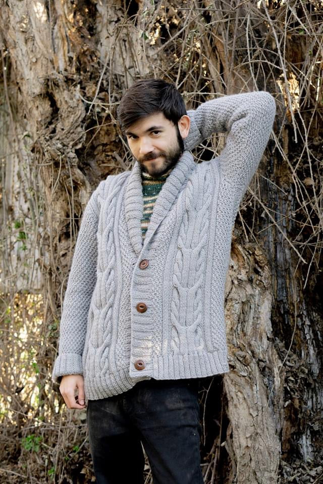 TALLER CARDIGAN NOGAL (ONLINE) INCLUYE PATRON